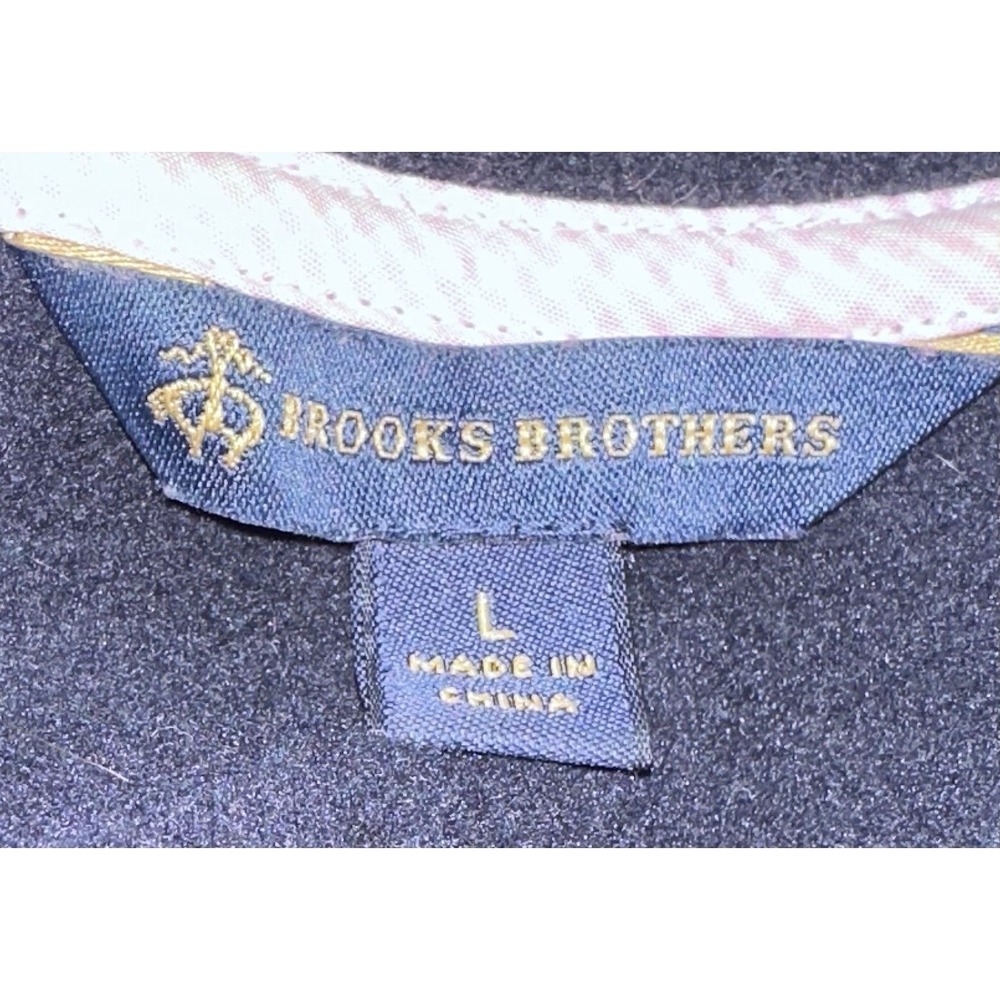Brooks Brothers Women Pink Golden Fleece  1/4 Zip Jacket Size Large L‎ - Picture 6 of 7